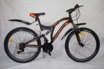 Велосипед 26' двухподвес Иж-Байк Ranger 26 оранжевый, 18ск.